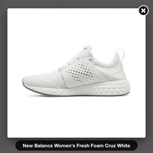 New Balance Women's Fresh Foam Cruz White
